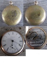 ELGIN GRADE 287 13429594 POCKET WATCH -- casing marked B B Regal 14K 625528