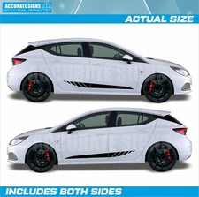 Stickers for Vauxhall Astra side Stripes Decals Vinyl Graphics  ASTRA K