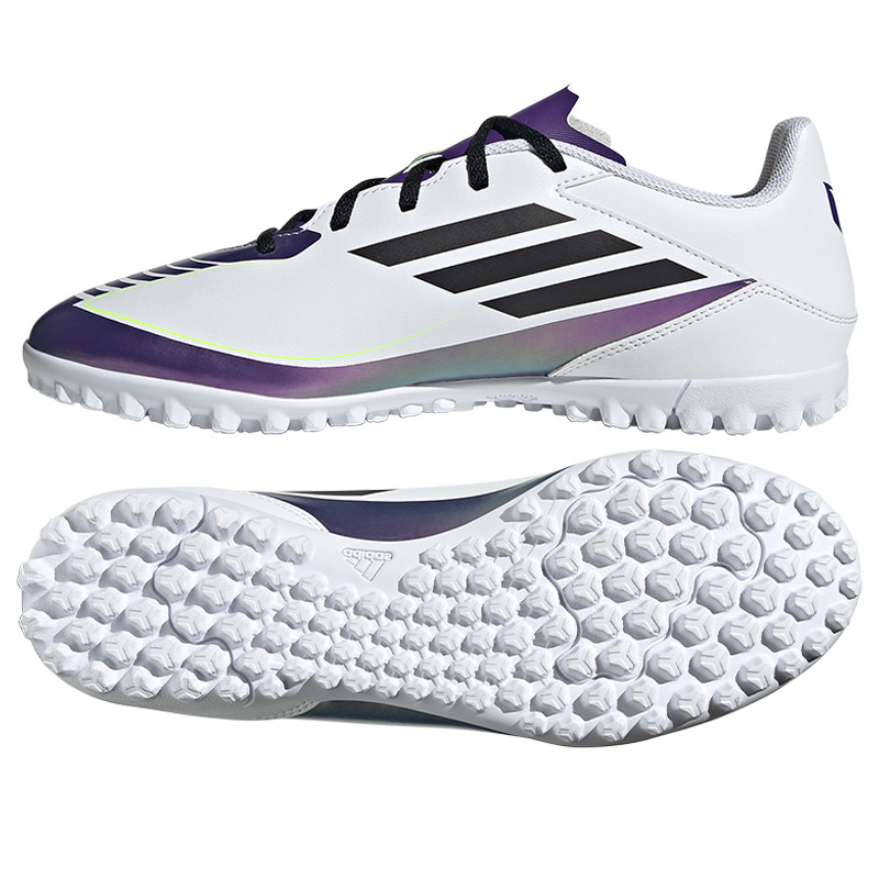 ⭐️新品⭐️adidas F50 サッカーシューズ ホワイト/パープル/ブラック adidas F50 x Messi Club Firm Ground - Ftwr White/Core Black/Unity