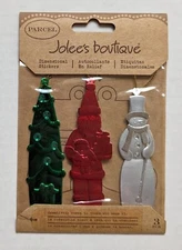 RARE Jolee's Parcel Slim Ornaments Christmas Scrapbooking Stickers