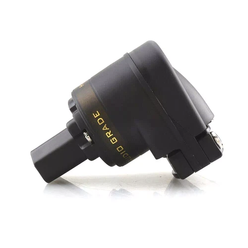 Pair Rhodium Plated EU SCHUKO Right Angle HIFI Power Plug to IEC320 C15 Female - 第 6/9 張圖片