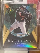 🔥Gavin Cross 2022 Panini Prizm Draft Picks Brilliance Gold /10 SSP Royals🔥