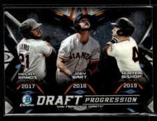 2019 Bowman Draft Chrome Bishop / Joey Bart / Ramos Progression card