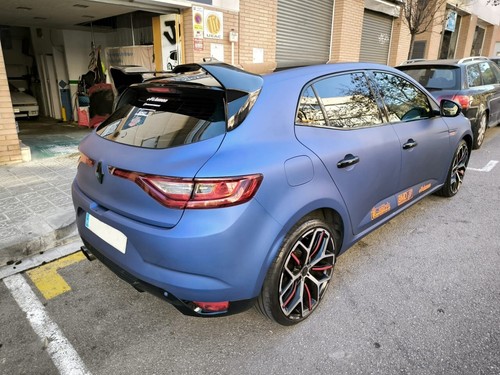 0387 SPOILER TETTO ADATTO PER RENAULT MEGANE 4 IV STANDARD LOOK RS NERO LUCIDO - Foto 16 di 20