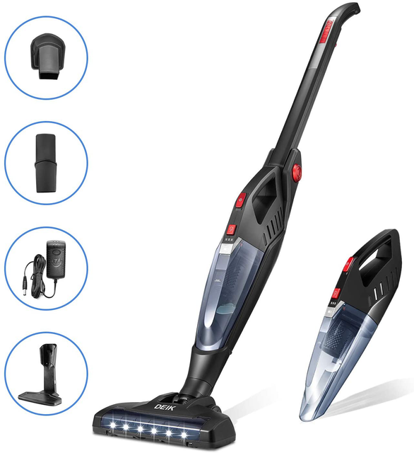 aspirateur balai sans fil deik aspirateur sans sac longue autonomie 40 min ebay ebay