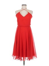 Jenny Yoo Collection Women Red Cocktail Dress 8