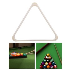 Pool Table Triangle Ball Rack Billiard Ball Rack Billiards Supplies White
