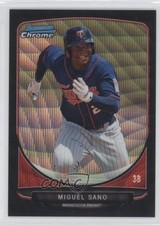 2013 Bowman Draft Top Prospects Chrome Black Wave Refractor Miguel Sano 0f8