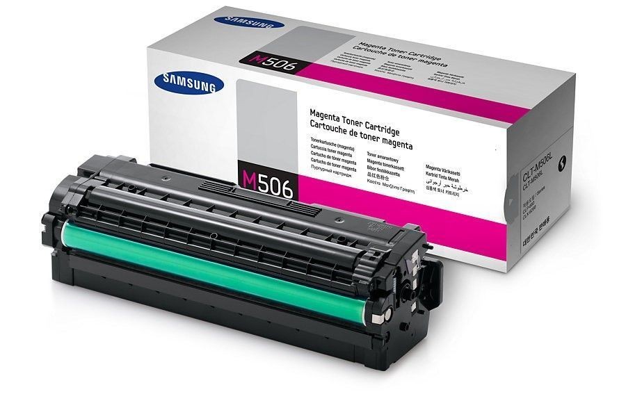 Toner Samsung CLT-M506L magenta pour imprimante laser couleur autonome 3500 pages