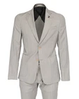 NWT PAL ZILERI SUIT light grey lightweight wool drawstrings Italy 52 us 42