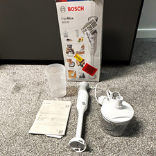 Bosch ErgoMixx 600W White Handheld Stick Blender Set w/ Chopper & 600ml Beaker
