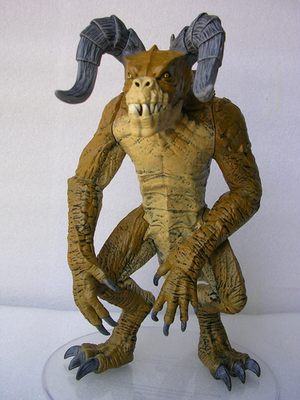 Fallout DEATHCLAW Build-a-Figure COMPLETE CUSTOM PAINTED Loot