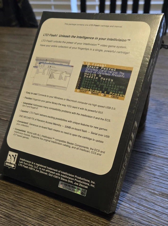 LTO Flash! Cartridge for Intellivision – Sealed NTSC Flash Cart by LeftTurnOnly - Image 2 of 4