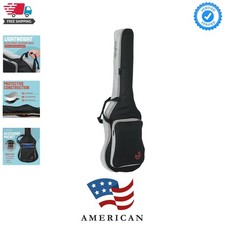 Lightweight Electric Guitar Gig Bag with Large Accessory Pocket and Adjustabl...