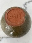 Stoneware pottery lidded jar with green salt glaze — photo 6