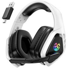 Tatybo Wireless Gaming Headset for PC Ps5 Ps4, 2.4GHz USB & Type-C & Bluetooth …