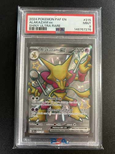 Alakazam ex graded PSA 9 for sale on eBay