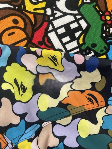 A Bathing Ape Black Multi Camo Snowboarding Shark Jacket - Picture 17 of 17