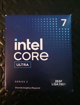 Intel Core Ultra 7 265F LGA 1851 20C/20T Max 5.30GHz CPU Processor Without GPU