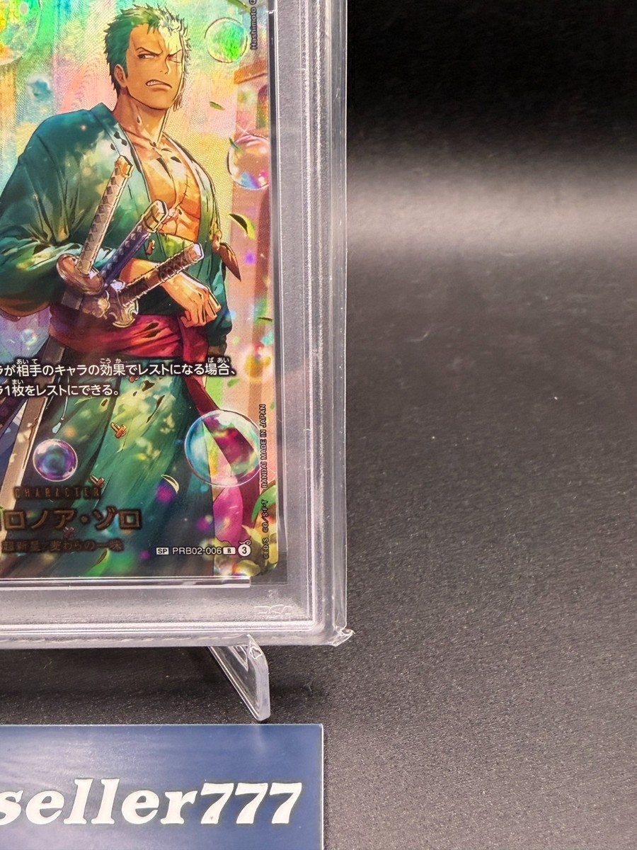 PSA 10 Zoro PRB02-006 SP EGGHEAD CRISIS EB04 ONE PIECE Card