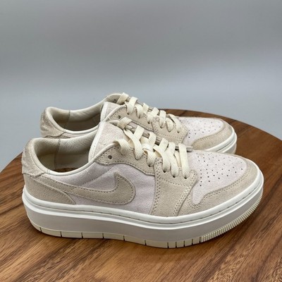 Nike Air Jordan 1 Elevate Low Shoes Womens Size 7.5 White Casual Comfort Sneaker