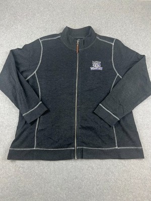 Weber State Wildcats Full Zip Jacket Women s XXL Charles River Gray Embroidered