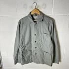 Wallace & Barnes Jacket Mens Large Grey Oi Polloi Chore Overshirt Shacket J Crew