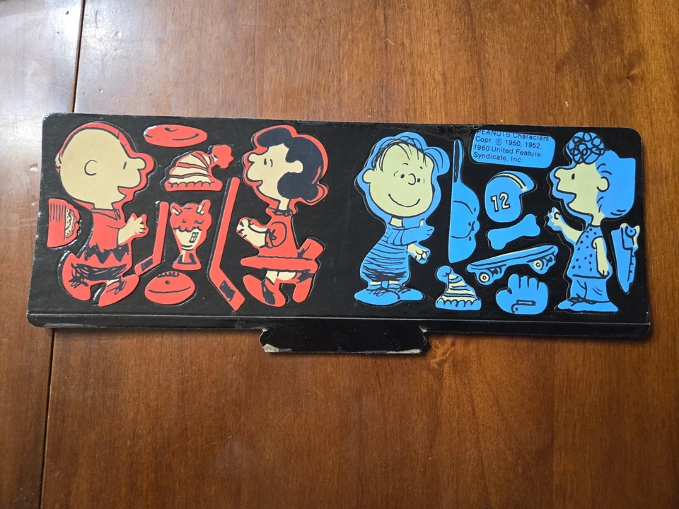 Juego Vintage The Peanuts Snoopy & Woodstock Colorforms en Caja - Todas las Pegatinas Foto 3 de 4