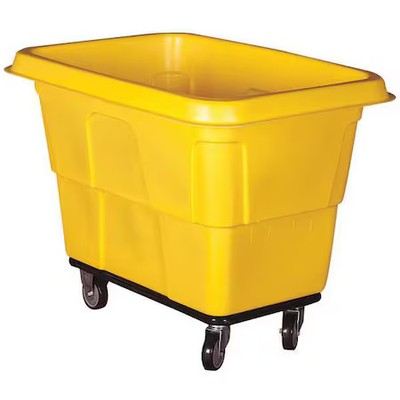 Cube Truck, 7/16 Cu. Yd., 600Lb Cap, Yellow,  36Fl18