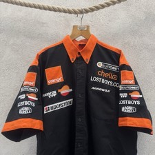Orange Arrows F1 2000 Pit Crew Racing Shirt Y2K Formula 1 Repsol Chello - XL/XXL