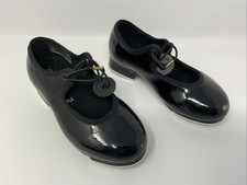 Bloch Dance Now Tap Shoes Kids Size 7.5 Black Damage On The Exterior Of The Shoe
