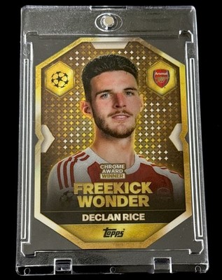 Topps Declan Rice Freekick Wonder Chrome Award Winner Insert CA14 UCL