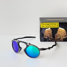 Oakley Madman X-Metal OO6019 Black/Grey Frame Ice Blue Lens Sunglasses