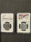 (2) 1964 Kennedy Half Dollar's Graded NGC PF67 & Ungraded UNC PF 90% Silver