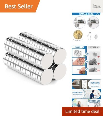 60Pcs Tiny Refrigerator Neodymium Magnets, Mini Button Rare Earth Magnets for...