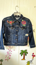 Wonder Nation Girls Blue Denim Stretch Jacket...