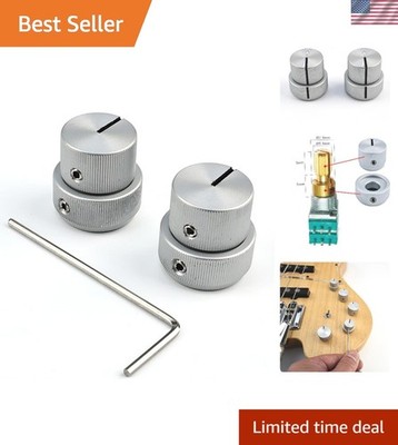 Guitar Aluminum Alloy Dual Concentric Control Knobs - Dome Volume Tone Stacked K