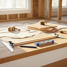 Professional Stair Gauge Tool with Zinc-Plated Steel - For Flawless Results