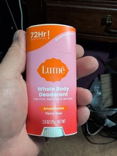 Lume Smooth Solid Whole-Body Deodorant in Peony Rose 2.6 oz Stick New
