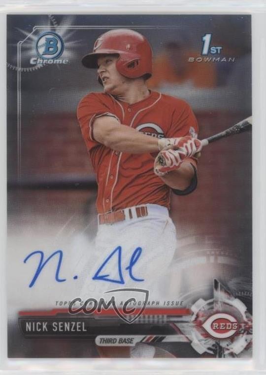 2017 Bowman Chrome Prospect Auto Nick Senzel #CPA-NS Auto 8b5