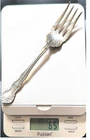 Wallace Sterling Silver Serving Fork  8 Inches Vintage Flatware 65 Grams