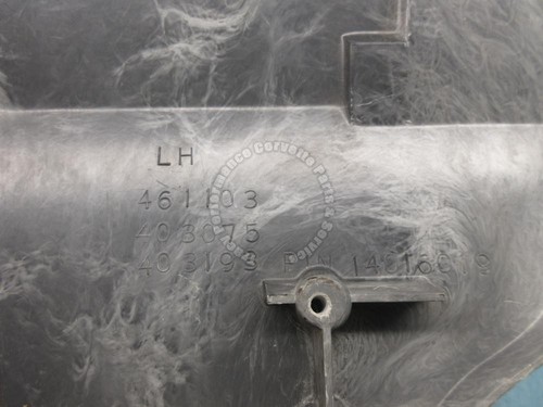 1974-1982 Corvette Quarter Panel Rear Inner GM 14016019 Splash Guard Left NOS - Picture 5 of 12