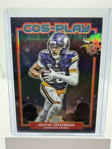 2025 Topps Cosmic Chrome Justin Jefferson Base (RAW)