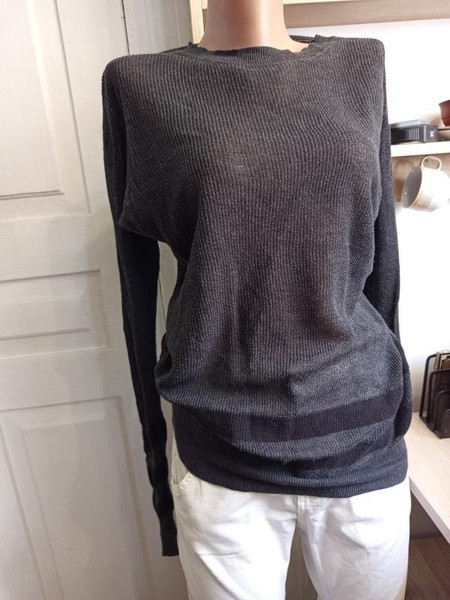 Women AllSaints Sweater Black Cotton S-M