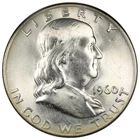1960-D Franklin Half Dollar UNC/BU Uncirculated Coin 50C A2725