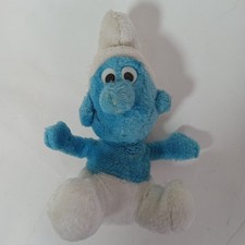 Vintage 1979 The Smurfs Peyo Wallace Berrie  Co. Inc 8  Stuffed Plush Toy