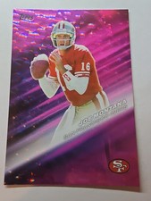 2026 Topps Flagship Football Joe Montana Greats Of The Game Pink Crackle Foil