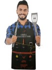 Wembley Grill Bbq Cooking Apron Men's Chef w/Bottle Opener Father's Day New