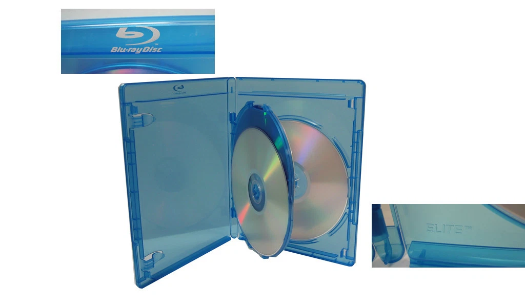 NEW 3 Pk VIVA ELITE Hold 3 Discs Triple Blu-Ray replacement case Holder (3 Tray)