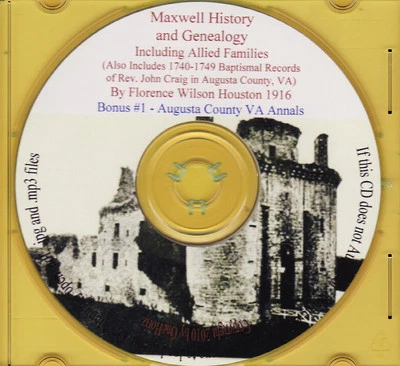 Maxwell Family History and Genealogy - VA